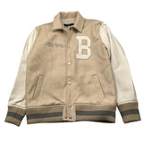 I'M BRIAN giubbino tinta unita cn maniche in contrasto Beige per Bambino GIU3039J BEIGE I'M BRIAN 