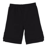Disclaimer Bermuda Tinta Unita Con Stampa Logo Nero Per Bambino