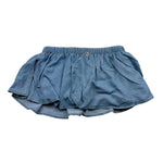 Please Top Fascia con Balza Tinta Unita per Bambina CC81010G72 AZZURRO PLEASE 