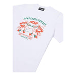 Dsquared2 T-Shirt Tinta Unita Girocollo con Stampa per Bambino DQ2975 BIANCO DSQUARED2 