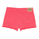 Tommy Hilfiger Short Tinta Unita con Girovita Regolabile per Bambina KG0KG07242 ROSA TOMMY HILFIGER 