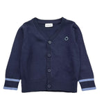 Bikkembergs Cardigan Tinta Unita con Bottoni per Neonato BK3450N BLU BiKKEMBERGS 