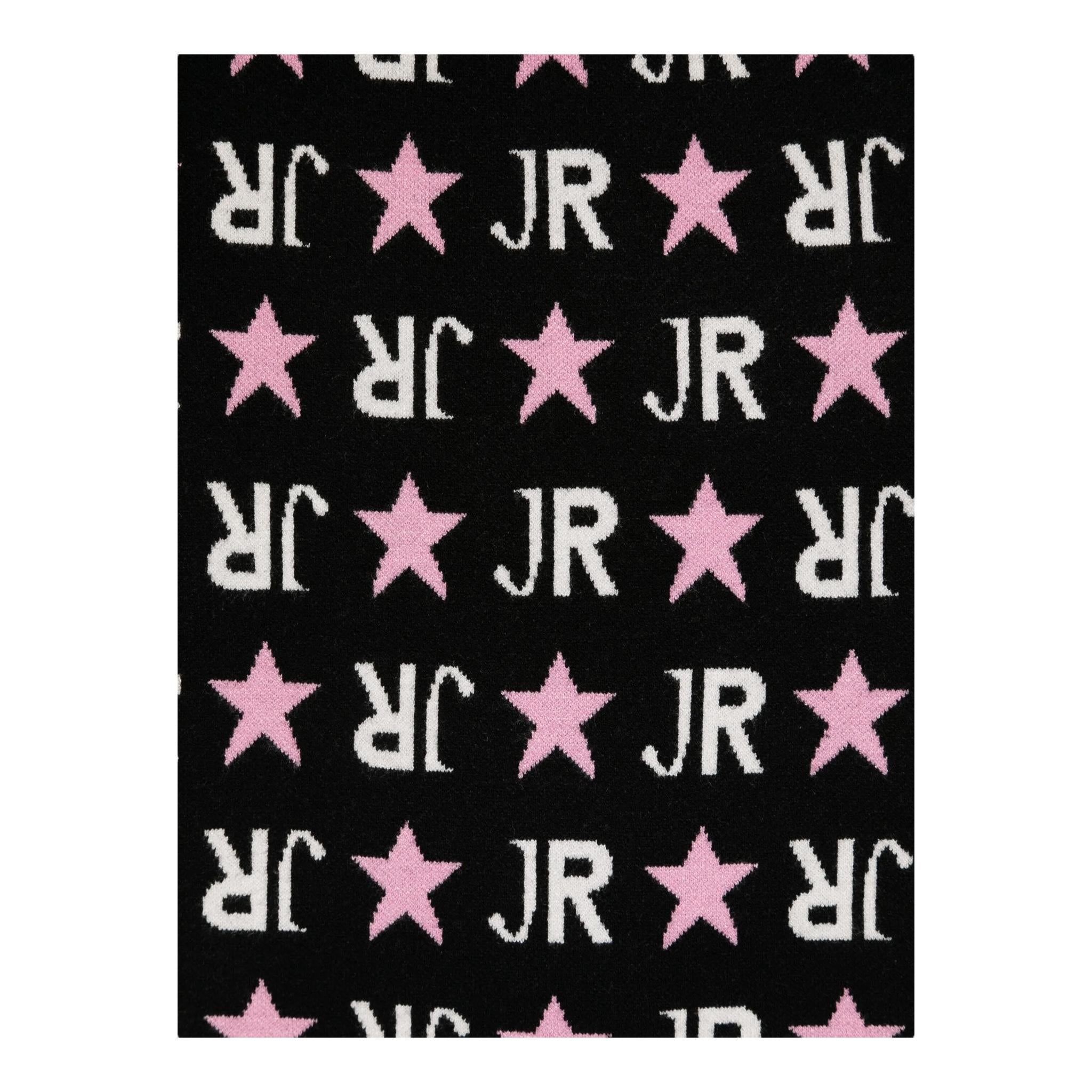 JOHN RICHMOND abito manica lunga in maglia con stampe logo Nero per Bambina RGA24004VE NERO JOHN RICHMOND 