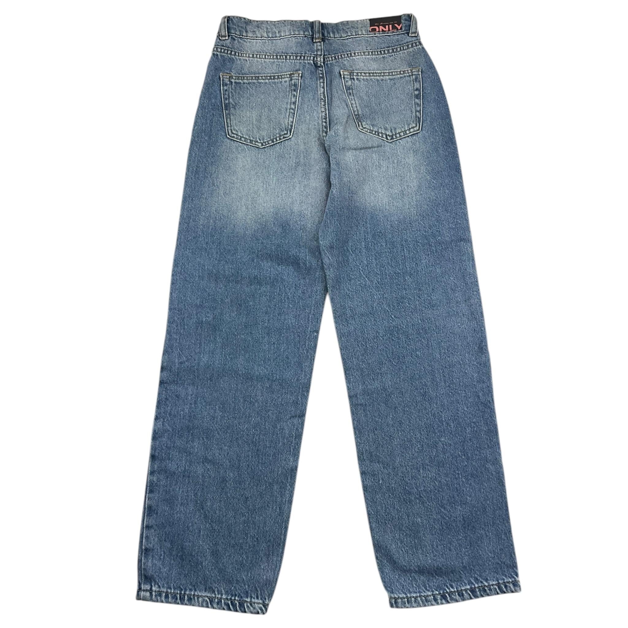 ONLY jeans tinta unita modello zampa Blu per Bambina 15285114 BLU ONLY 