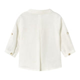 Mayoral Camicia Tinta Unita con Fantasia A Righe per Neonato 11033 PANNA MAYORAL 