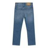 Calvin Klein Jeans Tinta Unita con Girovita Regolabile per Bambino IB0IB02306 AZZURRO CALVIN KLEIN 