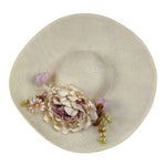 Les Gamins Cappello Tinta Unita con Applicazioni per Bambina 707020 BEIGE LES GAMINS 
