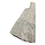 Lalalu' Abito Giromanica Tinta Unita con Stampa Floreale per Neonata VTL08G AZZURRO LALALU' 