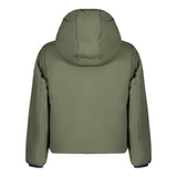 K-WAY giubbino reversibile bicolore con cappuccio Blu/verde per Bambino K71337WXXX BLU/VERDE K-WAY 