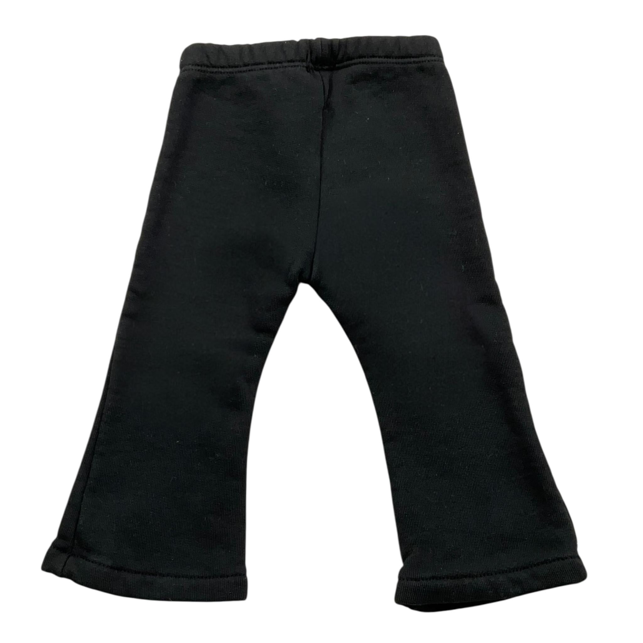 AVENTIQUATTRORE pantalone modello zampa tinta unita Nero per Neonata A2401489 NERO AVENTIQUATTRORE 
