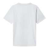 Pepe Jeans T-Shirt Girocollo Tinta Unita con Stampa per Bambino PB503983 BIANCO PEPE JEANS 