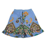 Etro Short Tinta Unita Stampa Fantasia per Bambina GW6B09 AZZURRO ETRO 
