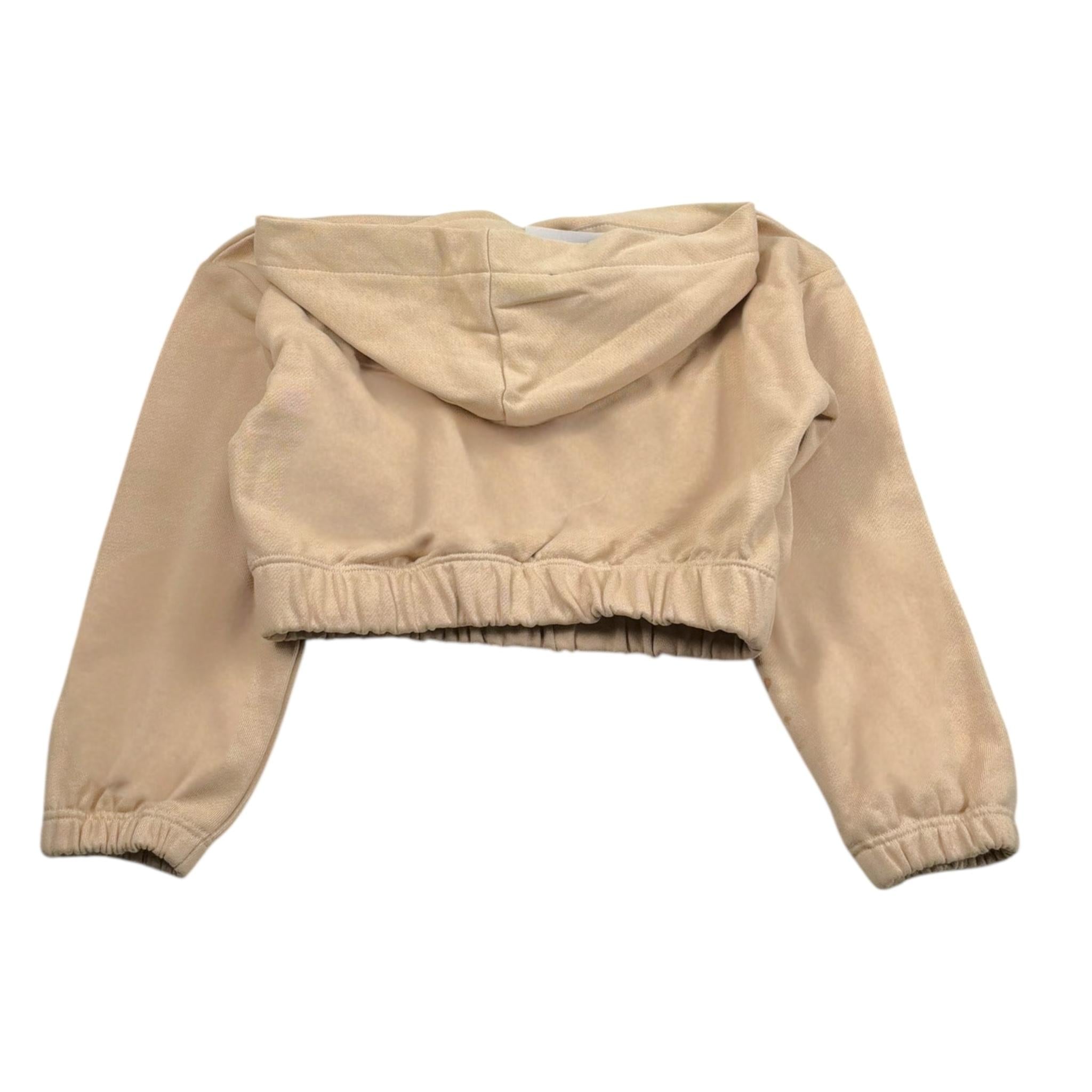 Hinnominate Felpa Tinta Unita con Stampa E Cappuccio per Bambina 3641FY00031 BEIGE HINNOMINATE 