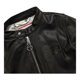 Cesare Paciotti Chiodo In Pelle Tinta Unita Nero per Bambino DBP4153J NERO CESARE PACIOTTI 