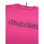 Manila Grace T-Shirt Girocollo Tinta Unita con Brillantini per Bambina MG2752 ROSA MANILA GRACE 