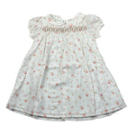 Wedoble Abito Mezza Manica Tinta Unita Stampa Floreale per Bambina V2502704A BIANCO WEDOBLE 