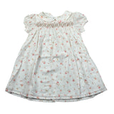 Wedoble Abito Mezza Manica Tinta Unita Stampa Floreale per Bambina V2502704A BIANCO WEDOBLE 