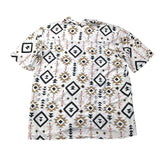Tooco Camicia Mezza Manica Tinta Unita Con Stampa In Contrasto Bianco Per Bambino