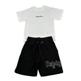 Refrigiwear Completo 2 Pezzi T-Shirt-Bermuda per Neonato R1101W25X BIANCO/NERO REFRIGIWEAR 