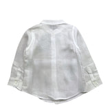 Fay Camicia Tinta Unita con Colletto Coreano per Neonato FS5520 BIANCO FAY 