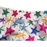 Saint Barth Short Tinta Unita con Stampa Stelle Marine per Bambina FRANCIE PANNA SAINT BARTH 