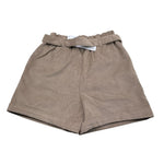 MAYORAL short tinta unita in camoscio Marrone per Bambina 7214 MARRONE MAYORAL 