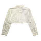 Liu Jo Camicia Tinta Unita con Balze per Bambina GA4108 BIANCO LIU JO 