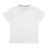 STELLA McCARTNEY t-shirt tinta unita con profili in contrasto Bianco per Bambino TV8P71 BIANCO STELLA McCARTNEY 