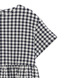 Il Gufo Abito Mezza Manica Fantaisa Qaudri per Bambina ABGL BLU IL GUFO 