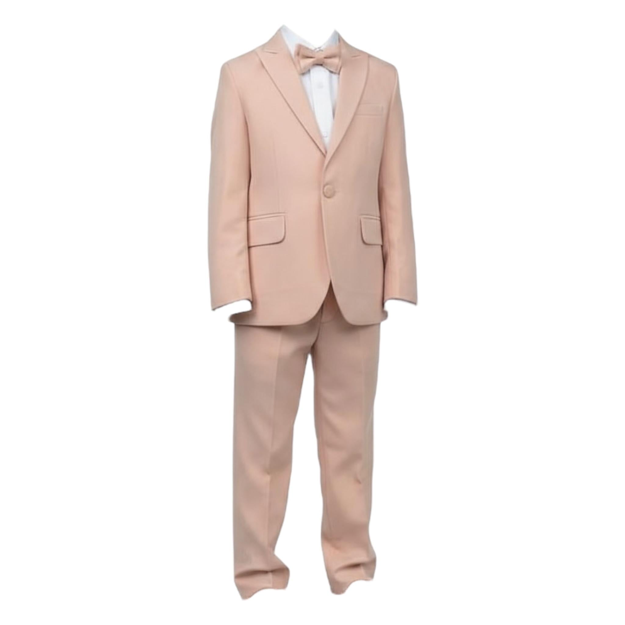 Antonio Notaro Completo 5 Pezzi Gilet-Giacca-Camicia-Papillions-Pantalone per Bambino BK7302 PESCA ANTONIO NOTARO 