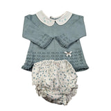 Paz Rodriguez Completo 2 Pezzi Maglia-Culotte per Neonata 003122668 PETROLIO PAZ RODRIGUEZ 