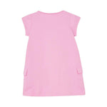 Liu Jo Abito Mezza Manica Tinta Unita con Logo per Bambina KA5017 ROSA LIU JO 