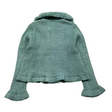 MAYORAL cardigan tinta unita con colletto rimovibile Verde per Bambina 4362X VERDE MAYORAL 