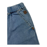 Carre'Ment Beau Jeans Tinta Unita con Elastico In Vita per Bambino Y04159 AZZURRO CARRE'MENT BEAU 