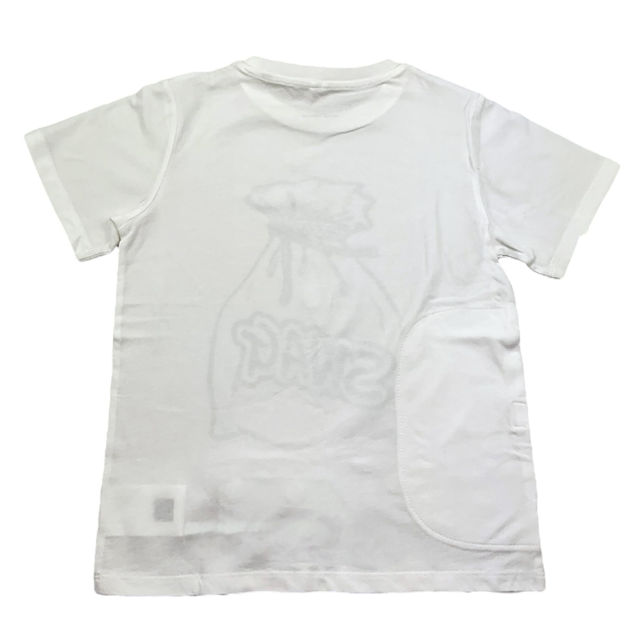 Stella Mccartney T-Shirt Girocollo Tinta Unita con Stampa E Applicazioni per Bambino TW8Q71 BIANCO STELLA McCARTNEY 