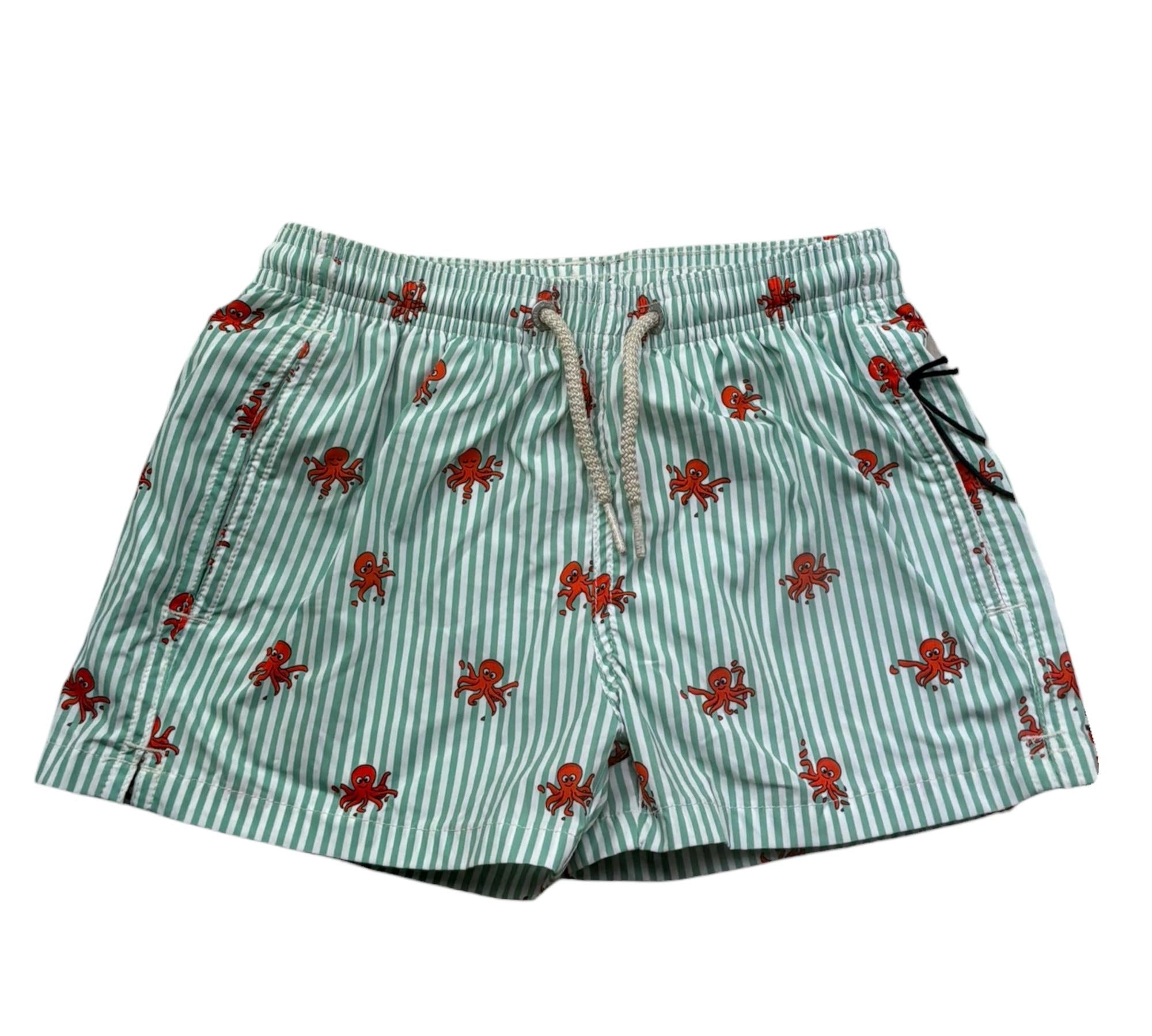 Saint Barth Costume Fantasia A Righe per Bambino OCTO BIANCO/VERDE SAINT BARTH 