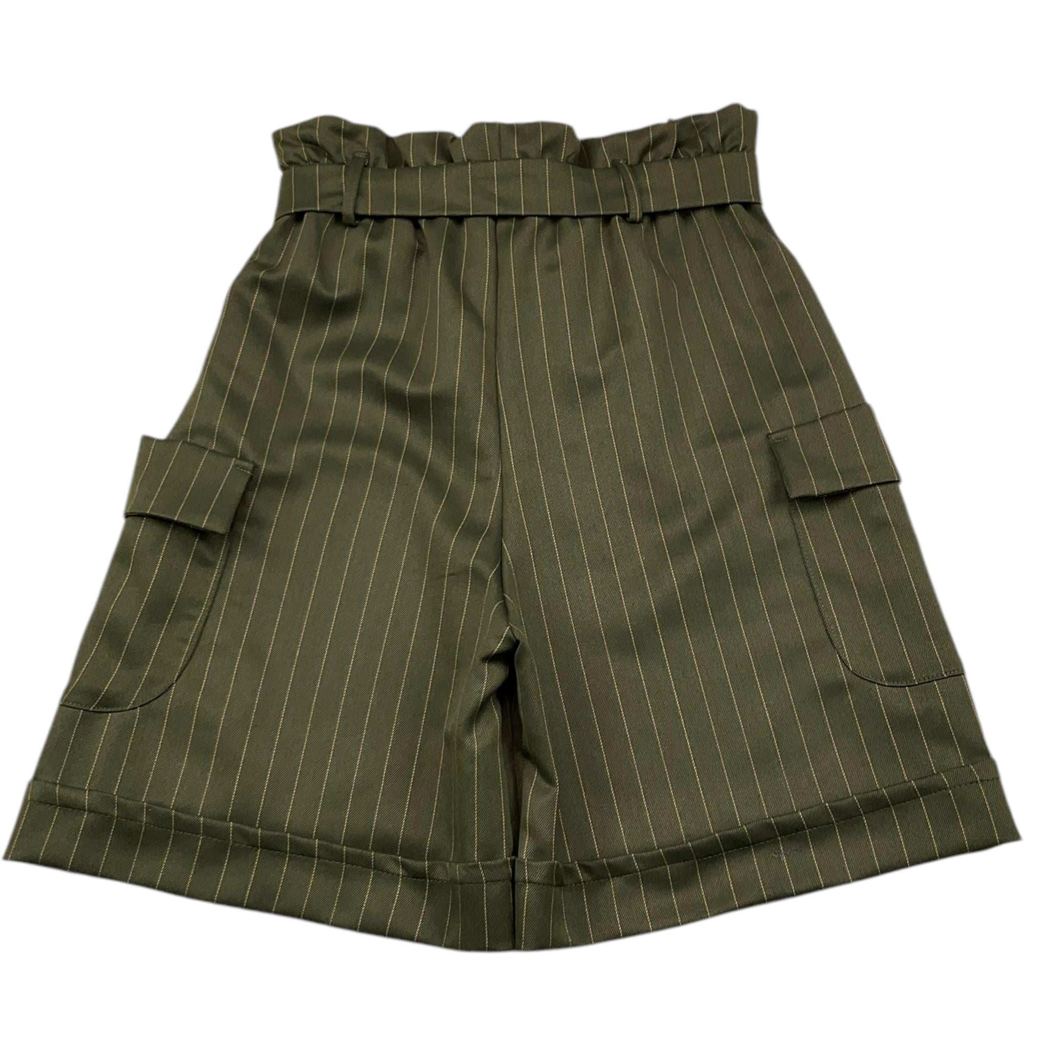 NAIDA bermuda tinta unita con elastico in vita Verde per Bambina NASH158 VERDE NAIDA 