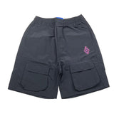 Marcelo Burlon Bermuda Tinta Unita con Elastico In Vita per Bambino CBCS001S24 NERO MARCELO BURLON 