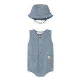 Mayoral Completo 2 Pezzi Pagliaccetto-Cappello per Neonato 1603 BLU MAYORAL 