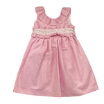 La Sartoria Dei Piccoli Abito Tinta Unita Giromanica per Neonata L027 ROSA LA SARTORIA DEI PICCOLI 