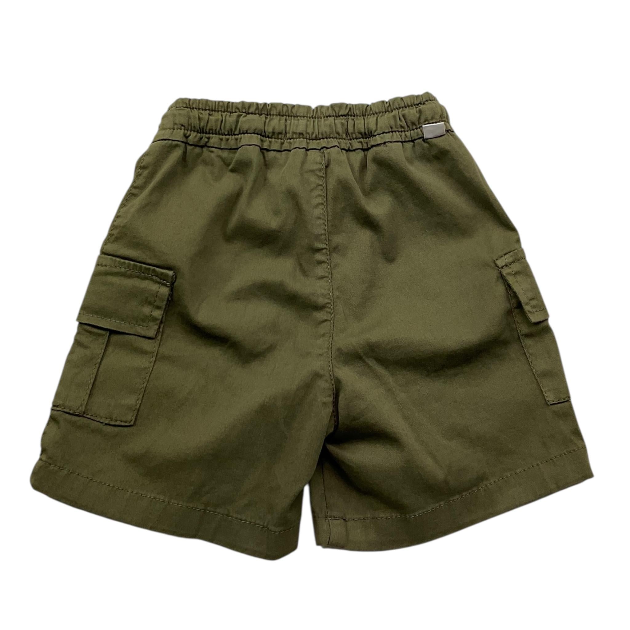 Manuel Ritz Bermuda Tinta Unita con Elastico In Vita per Neonato MR3016 VERDE MANUEL RITZ 