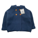 YOEDU cardigan tinta unita con cappuccio Blu per Neonato 9508 BLU YOEDU 