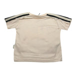 Yes London T-Shirt Girocollo Tinta Unita con Logo per Neonato JR2134X BEIGE YES LONDON 