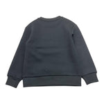 MOSCHINO felpa girocollo tinta unita con stampa Nero per Bambina HMF099 NERO MOSCHINO 