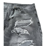 Colors Bermuda tinta unita In Denim Nero per Bambino ROROOR NERO COLORS 