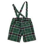LE BEBE' bermuda con bretelle fantasia scozzese Verde per Neonato LBB5195 VERDE LE BEBE' 