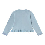 Mayoral Cardigan Tinta Unita Traforato per Neonata 1398 AZZURRO MAYORAL 