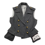 PHILOSOPHY giacca modello smanicato tinta unita Grigio per Bambina PFGL009 GRIGIO PHILOSOPHY 