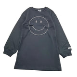 MOSCHINO abito tinta unita in felpa con borchie Nero per Bambina HDV0H6 NERO MOSCHINO 