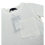 Please T-Shirt tinta unita con Taschino Panna per Bambino MBB9030B72X PANNA PLEASE 